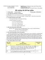 TRƯỜNG ĐẠI HỌC SƯ PHẠM KỸ THUẬT TP HỒ CHÍ MINH KHOA XD&CHUD Ngành đào tạo: Kỹ thuật xây dựng cơng trình giao thơng Trình độ đào tạo: Đại Học