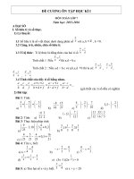 DE CUONG ON TAP HK1 NEN XEM