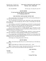 VIỆN ĐẠI HỌC MỞ HÀ NỘI  Quy định đào tạo từ xa trình độ đại học