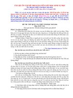 Tai lieu on Van thi QG 2016