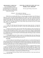 Noi dung sinh hoat tonhom chuyen mon ve doi moi PPDH va KTDG