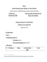 PHỤ lục 1,2,3 CV 5512 môn NGỮ văn 8 