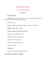 Đề, đáp án kiểm tra kì 2 (cuối năm) toán 6  có ma trận mới nhất năm học 2021 2022