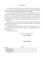 Thực trạng và một số giải pháp nâng cao hiệu quả quản lý rừng ngập mặn vùng cửa sông ven biển xã hưng hòa, thành phố vinh, tỉnh nghệ an    