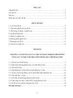 Bồi dưỡng năng lực tự học cho học sinh với việc xây dựng và sử dụng website dạy học (thể hiện qua chương  động lực học vật rắn  lớp 12 chương trình nâng cao)    