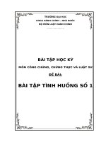 BÀI TẬP TÌNH HUỐNG CÁCH 1    MÔN LUẬT HÀNH CHÍNH    ông hà trọng p có tài sản là 01 ngôi nhà với diện tích 100m2 trên địa bàn quận thanh xuân thành phố hà nội