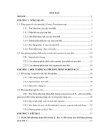 Xây dựng quy trình chiết xuất cao chuẩn hoá giàu saponin và tinh chế saponin từ củ tam thất panax pseudoginseng (burk) f h chen 