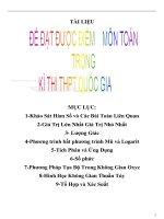 HOC KIEN THUC 12 ON THI CAP TOC