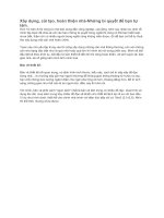 KINH NGHIEM XAY NHA TU A DEN Z