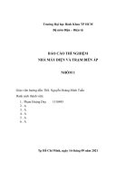 BÁO CÁO THÍ NGHIỆM NHÀ MÁY ĐIỆN VÀ TRẠM BIẾN á 