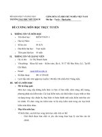 TRƯỜNG ĐẠI HỌC MỞ TP.HCM ĐỀ CƯƠNG MÔN HỌC TRỰC TUYẾN THÔNG TIN VỀ MÔN HỌC Tên môn học: KIỂM TOÁN