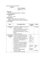 giao an anh 3 moi 4 cot chuan