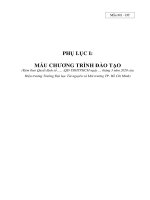 TRƯỜNG ĐẠI HỌC TÀI NGUYÊN VÀ MƠI TRƯỜNG TP HỒ CHÍ MINH CHƯƠNG TRÌNH ĐÀO TẠO TRÌNH ĐỘ ĐẠI HỌC CHÍNH QUY NGÀNH THỦY VĂN HỌC