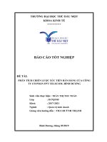 Phân tích chiến lược xúc tiến bán hàng của công ty cổ phần ept telecom bình dương  