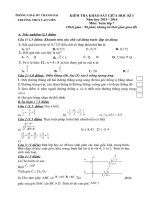 Khao sat giua ki I toan 7 dap an