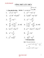 bai tap phuong trinh mu va logarit