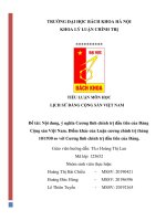 Đề tài nội dung, ý nghĩa cương lĩnh chính trị đầu tiên của đảng cộng sản việt nam  điểm khác của luận cương chính trị tháng 10 nam 1930 so với cương lĩnh chính trị đa 