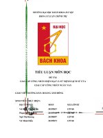 ĐỀ tài GIAI cấp CÔNG NHÂN HIỆN đại và sứ MỆNH LỊCH sử của GIAI cấp CÔNG NHÂN NGÀY NA 