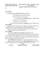 De dap an HSG van 9 nam 2015 TT