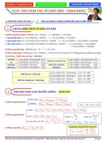 VẬN DỤNG CAO   CHẤT béo   TRIGLIXERIT      ĐỒNG ĐẲNG hóa  THỦY PHÂN hóa