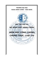 BÀI TẬP TH 1 CÁCH 2   ông hà trọng p có tài sản là 01 ngôi nhà với diện tích 100m2 trên địa bàn quận thanh xuân thành phố hà nộ