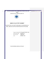 KHOÁ LUẬN tốt NGHIỆP GIẢI PHÁP NĂNG CAO CHẤT LƯỢNG DỊCH vụ tại NHÀ HÀNG GIA ĐỊNH – KHÁCH sạn MƯỜNG THANH GRAND sài gòn CENTRE 