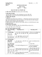 GIÁO ÁN MÔN TOÁN LỚP 2 SÁCH CÁNH DIỀU 35 TUẦN