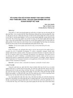 Xây dựng văn hóa doanh nghiệp theo định hướng phát triển bền vững - Bài học kinh nghiệm cho các doanh nghiệp Việt Nam