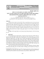 Mô tả và xây dựng cấu trúc năng lực viết văn bản nghị luận của học sinh trung học phổ thông theo định hướng chương trình môn Ngữ Văn 2018