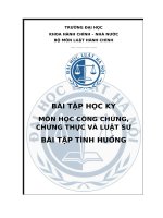 BT TÌNH HUỐNG    MÔN LUẬT HÀNH CHÍNH    vợ chồng ông bà sayder (là công dân anh đang làm việc, sinh sống ở việt nam) mua lại xe ô tô của ông nguyễn văn h là công dân việt nam   CÁCH 3