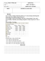 De kiem tra 1 tiet lan 1 Tin hoc 7