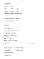 de kiem tra anh lop 3