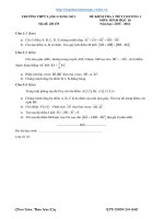 DE KIEM TRA 1 TIET HINH HOC 10 CHUONG I NAM HOC 20152016