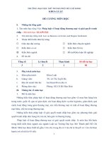 TRƯỜNG ĐẠI HỌC MỞ THÀNH PHỐ HỒ CHÍ MINH KHOA LUẬT ĐỀ CƯƠNG MÔN HỌC.Tên môn học tiếng Việt: Pháp luật về hoạt động thương mại và giải quyết tranh chấp