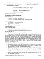 TRƯỜNG ĐẠI HỌC KINH TẾ - TÀI CHÍNH THÀNH PHỐ HỒ CHÍ MINH CHƯƠNG TRÌNH ĐÀO TẠO ĐẠI HỌC NGÀNH : QUẢN TRỊ NHÂN LỰC