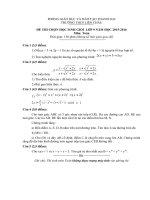 De thi chon hoc sinh gioi toan Lien Chau