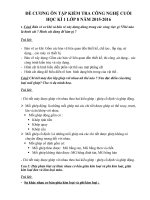 De Cuong On Tap Kiem Tra Cuoi Hoc Ki I lop 8