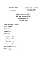 HỌC VIỆN PHỤ NỮ VIỆT NAM ĐỀ CƯƠNG CHI TIẾT HỌC PHẦN QUẢN TRỊ QUAN HỆ KHÁCH HÀNG Ngành đào tạo: Quản trị Kinh doanh