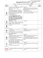 Ke hoach tuan 17 nam hoc 20152016