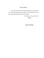 LUẬN VĂN đề tài "Giải pháp nâng cao chất lượng cán bộ chủ chốt cấp xã trên địa bàn huyện Sông Lô, tỉnh Vĩnh Phúc”