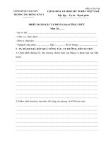 PHIEU DANH GIA VA PHAN LOAI CONG CHUC 2015