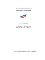 ĐỀ TÀI THÀNH TỰU NGHỆ THUẬT CỦA TRANH DÂN GIAN VIỆT NAM 