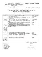 Ke hoach DTN tuan 17