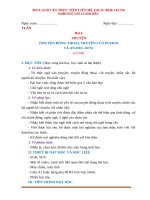 KHBD văn 6 (cánh diều) HK II 