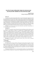 Các yếu tố ảnh hưởng đến ý định gửi con đi du học của phụ huynh: Nghiên cứu phụ huynh Việt Nam