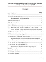 Báo cáo về Tiêu chuẩn Công chứng Viên theo pháp Luật những hạn chế bất cập và giải pháp hoàn thiện