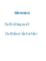 Toán học 1 bài số 10 sách cánh diều 