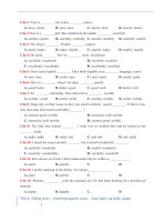 Bài kiểm tra   TRẠNG từ   năm học 2017 2018   đề 1   file word có lời giải chi tiết 