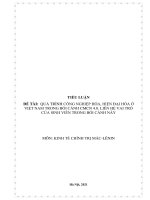 tiểu luận môn kinh tế chính trị