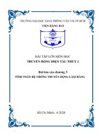 Tính toán thiết kế hệ thống làm hàng tàu thủy môn truyền động điện tàu thủy 2